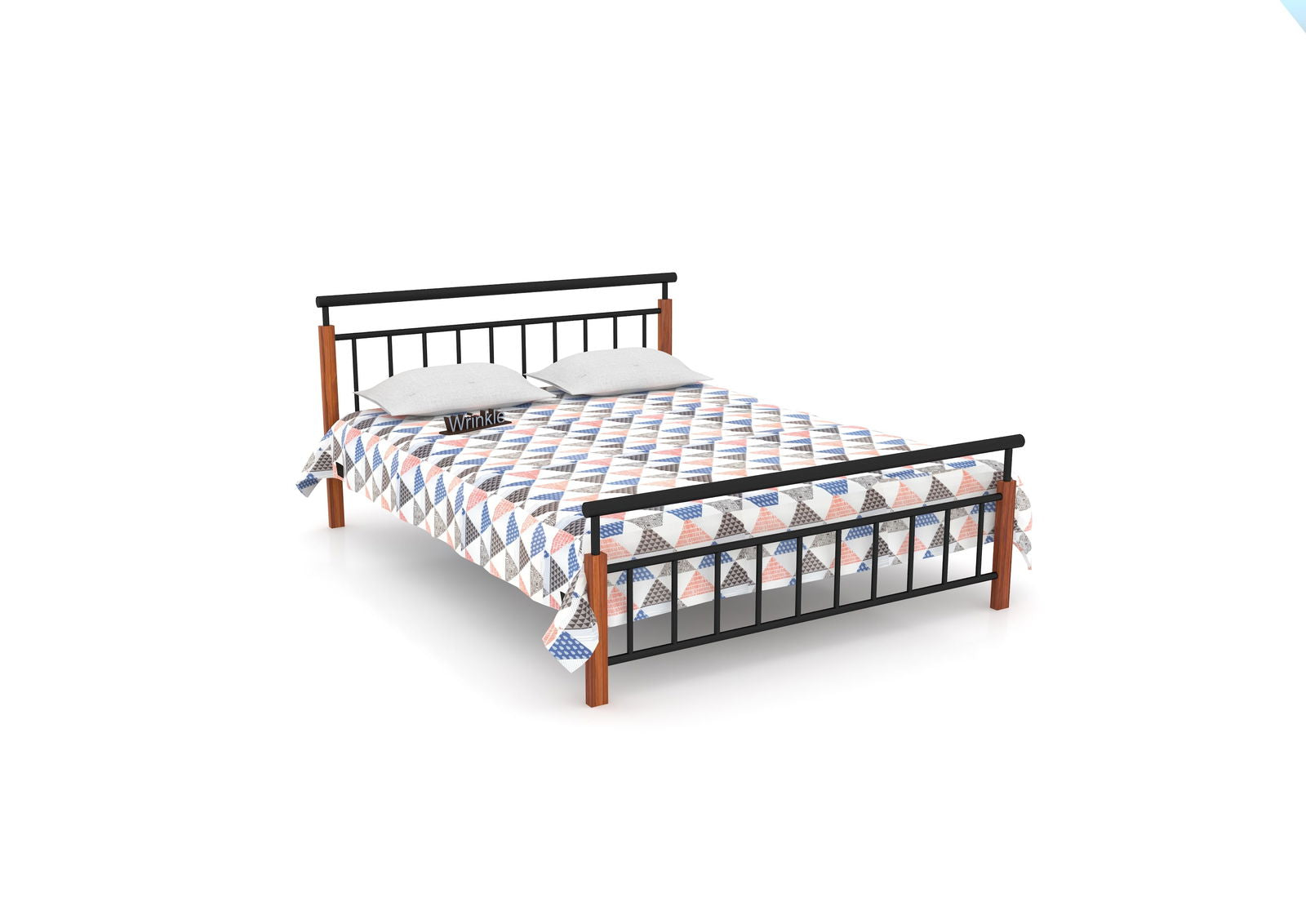 MetalCraft Dashing Design Iron Bed - Furnishiaa -  -